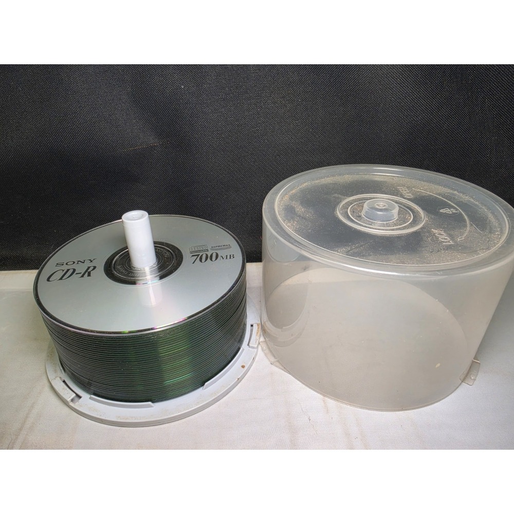 Sony CD-R 700MB audio blank disc. Qty: 30 +/-Excellent Condition Open Box